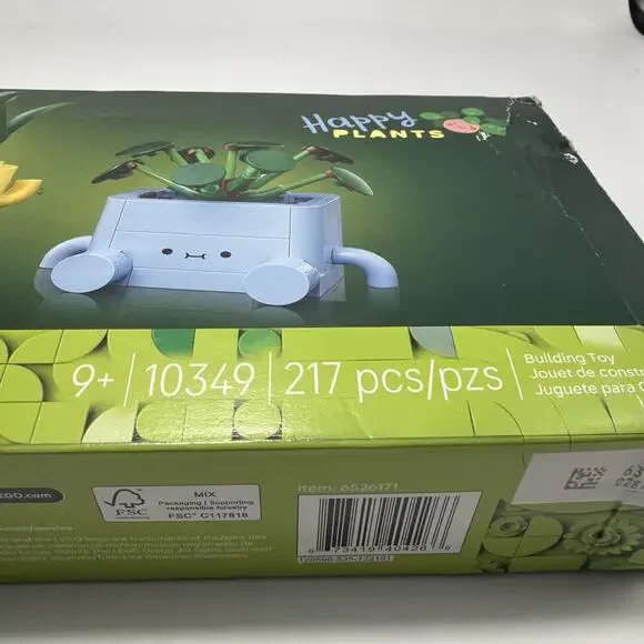 LEGO Botanicals Happy Plants Building Toy for Kids Box Dented And Ripped - Picture 3 of 5